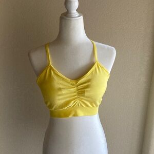 Yellow Sports Bra  Size Médium